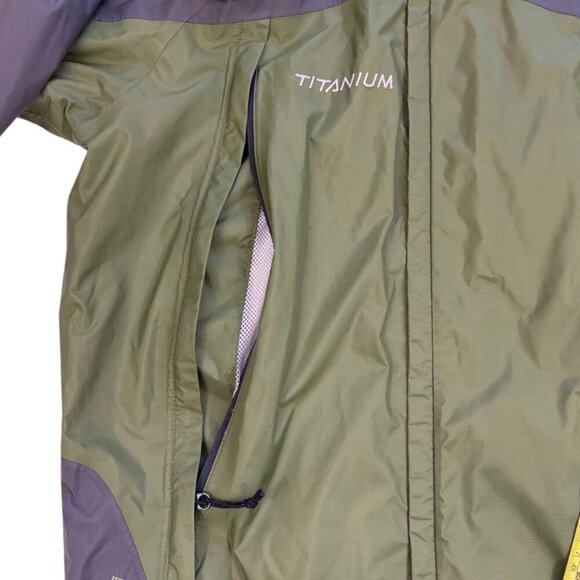 Columbia Youth 14-16 Green and Grey Titanium Jacket - Picture 3 of 8